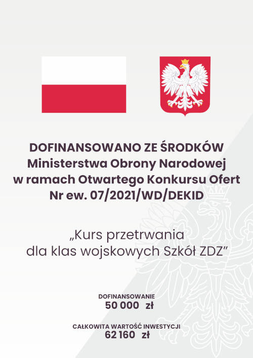 Plakat MON kurs przetrwania